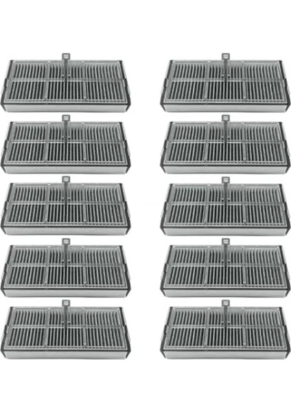 Master One/master Pro / X30PRO Ultra X30PRO Plus Robot Süpürgeler Için 10PCS Hepa Filtre Yedek Parça (Yurt Dışından)