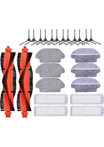 3c Robot Vakumlu Paspas Için B106CN Ana Yan Fırça Hepa Filtre Bezleri (Yurt Dışından)
