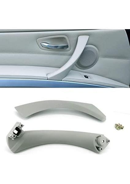 Bmw E90 Kapı Tutamak Seti Gri 6 Parça Set 2005-2012 51417230851