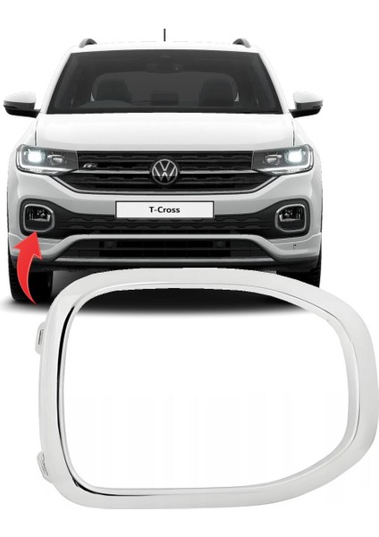 Vw T-Cross Ön Tampon Krom Süs Çıtası Sağ 2019-2023 2GM853102