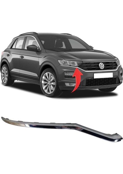 Vw T-Roc Ön Tampon Süs Çıtası Sağ 2018-2021 2GA853712A