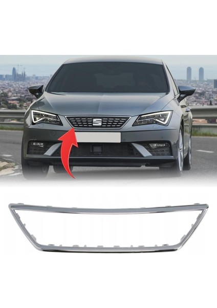 Seat Leon Ön Panjur Krom Çıta 2017 Sonrası 5F0854643F 2zz