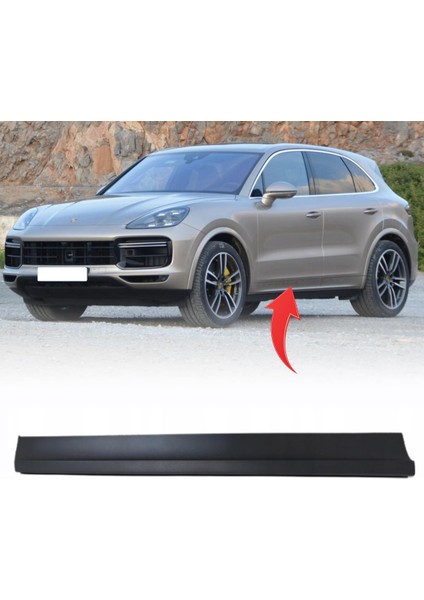 Porsche Cayenne Sol Ön Kapı Çıtası Boyanır 2018-2023 9Y0837095AY