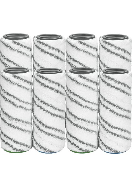 Fc Çok Yüzeyli Silindirler Için 8 Adet, Sert Zemin Temizleyicileri Gri (Yurt Dışından)