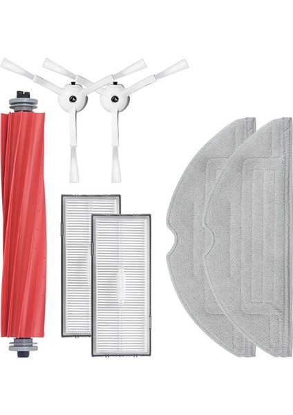 Ana Yan Fırça Filtre Paspas Bezi Için 7 Adet Yedek Kit (Yurt Dışından)