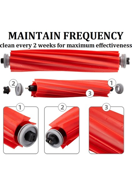 Ana Yan Fırça Filtre Paspas Bezi Için 7 Adet Yedek Kit (Yurt Dışından) fiyatları