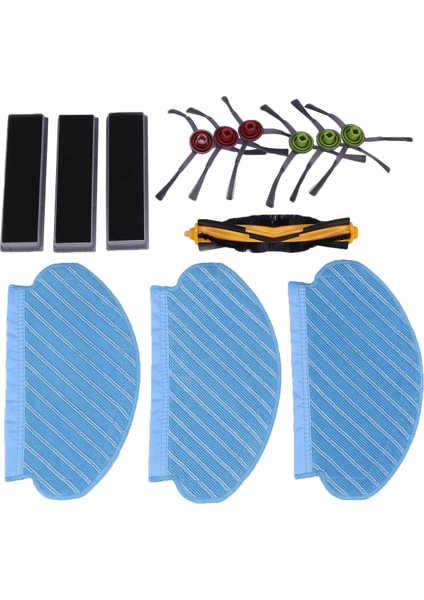 Deebot Ozmo 950 Için Hepa Filtre Ana Silindir Yan Fırça Paspas (Yurt Dışından)