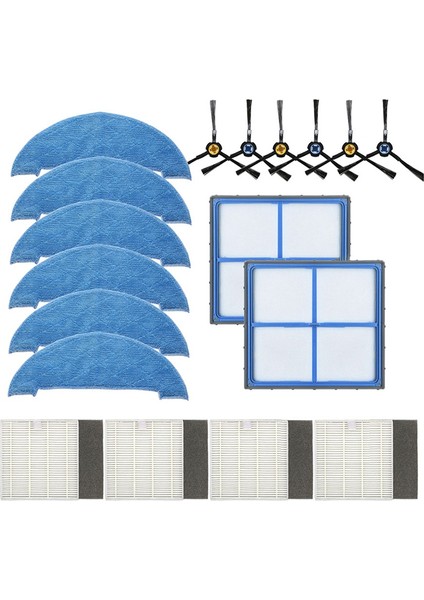 V8S Için Yan Fırça Filtresi Paspas Bezi Yedek Aksesuarları (Yurt Dışından)
