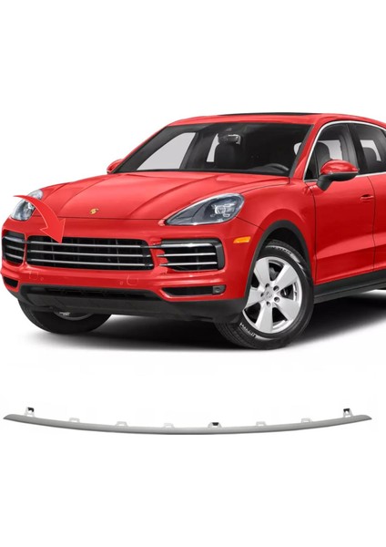 Cayenne Ön Orta Izgara Üst Çıtası Gümüş 2018-2023 9Y0807179