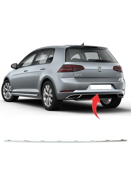 Vw Golf 7,5 Arka Tampon Orta Nikelajı 2017-2020 5G6853333