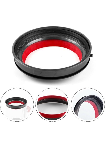 3x V10 SV12 Elektrikli Süpürge-Toz Kutusu Üstü Sabit Sızdırmazlık Halkası (Yurt Dışından)