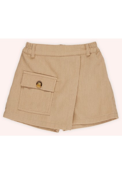 Kız Bebek Fitilli Şort Etek