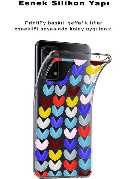 Samsung Galaxy A70 ile Uyumlu 1mm Slim Fit Water Color 1 Baskılı Şeffaf Kılıf