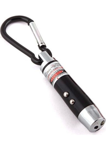 El Feneri Anahtarlık Işıklı Anahtarlık 3 Fonksyonlu Lazer LED Fener