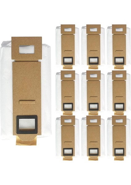 S7 T7S T7PLUS T7S Plus Için 20 Paket Toz Torbası Aksesuarları, Elektrikli Süpürge Torbaları Otomatik Emme Istasyonu (Yurt Dışından)