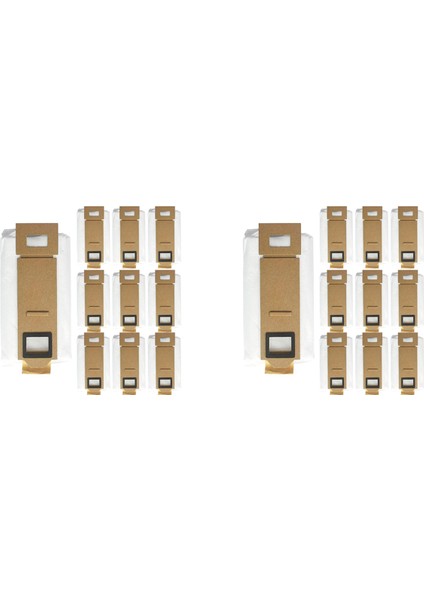S7 T7S T7PLUS T7S Plus Için 20 Paket Toz Torbası Aksesuarları, Elektrikli Süpürge Torbaları Otomatik Emme Istasyonu (Yurt Dışından) fiyatları