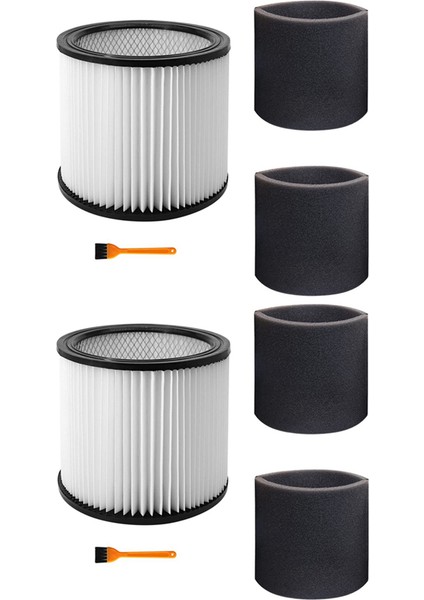 90304 90350 5 Galon ve Büyük Islak ve Kuru Elektrikli Süpürge Aksesuarları Için 2x Yedek Hepa Filtre (Yurt Dışından)