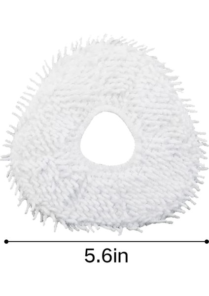 T10 Robot Süpürme Aksesuarları Parçaları Mikrofiber Mops Için 24 Adet Yeniden Kullanılabilir Paspas Bezi (Yurt Dışından)