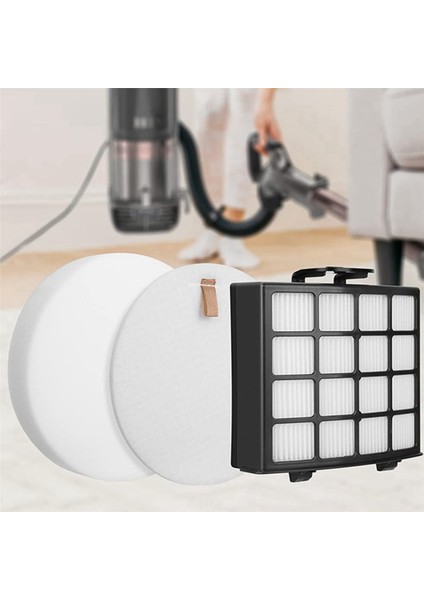 Duoclean Powerfin Dik Vakum AZ2000,AZ2000W,AZ2002,PART XFFKAZ2000 Için 2 Set Yedek Filtre (Yurt Dışından)
