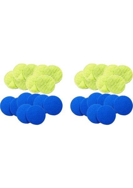 2x Ad-Akülü Elektrikli Döner Paspas Süpürgesi Için Yedek Ped Kablosuz Elektrikli Döner Paspas Yedek Scrubber Pad (Yurt Dışından)