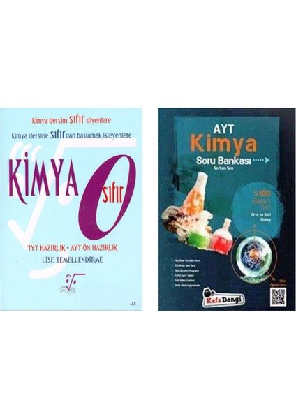 Sıfır Kimya ve Kafa Dengi Yayınları AYT Kimya Soru Bankası