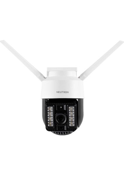 Görüşlü LED Işıklı 360° Dönebilen Alarmlı 1080P/2K Görüntü Kaliteli Ptz Dış Ortam Kamerası - 1920X1080P Video Kaydı - Su Geçirmez - App ile Kontrol NTL-PT-02WOD