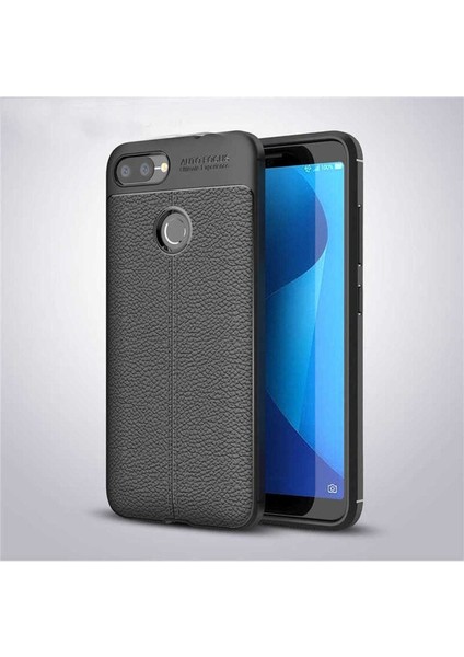 Asus Zenfone Max Plus (M1) ZB570TL Uyumlu Kılıf Zore Niss Silikon Kapak, Siyah