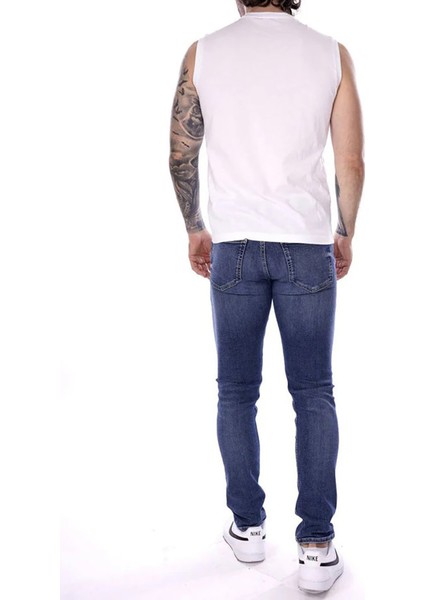 Bisiklet Yaka Beyaz Erkek T-Shirt 3DPT80PJ02Z modelleri