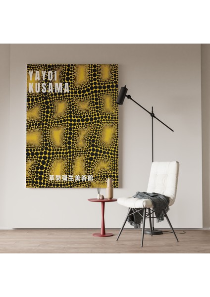 Yayoi Kusama Sanatsal Tablo Salon Duvar Dekroasyonu Kanvas Tablo