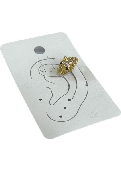 Zirkon Taşlı Earcuff