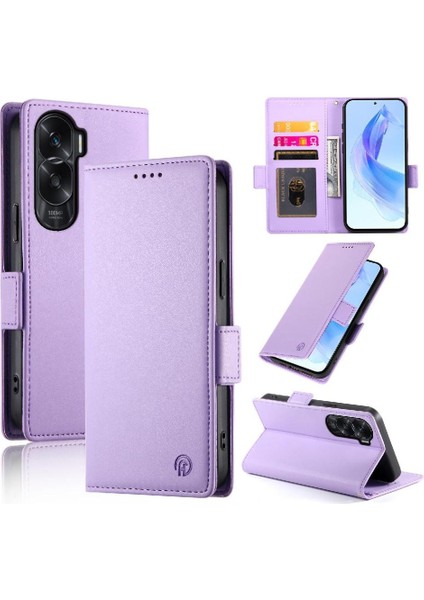 Onur X50I Günlük Kullanım Için Flip Case Cüzdan Kartvizit Yuvaları (Yurt Dışından)
