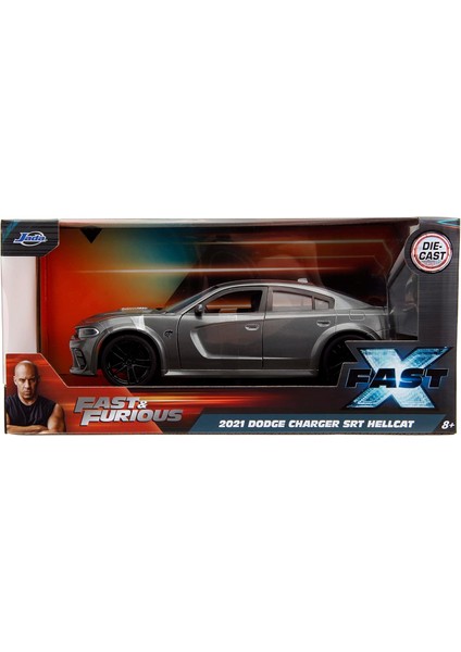 Fast & Furious Fast x 1:24 Dom's 2021 Dodge Charger Srt Hellcat Die-Cast