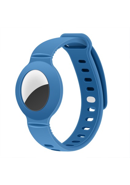 Apple Airtag Yüksek Kaliteli Anahtarlık ve Bileklik Kılıfı 360 Tam Koruma Silikon Kordon