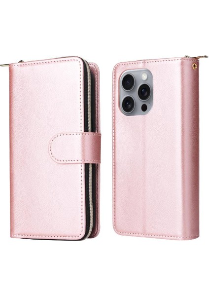 IPhone 16 Için Kılıf Pro Max Cüzdan Kılıf ile 9 Kart Yuvaları ile Kapak Çevirin (Yurt Dışından) indirimleri