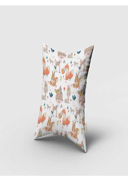 Ceylan, Sincap, Tavşan, Beyaz, Turuncu, Ithal Kumaş, Çocuk ve Bebek Odası Fon Perde - 1 Kanat fırsatları