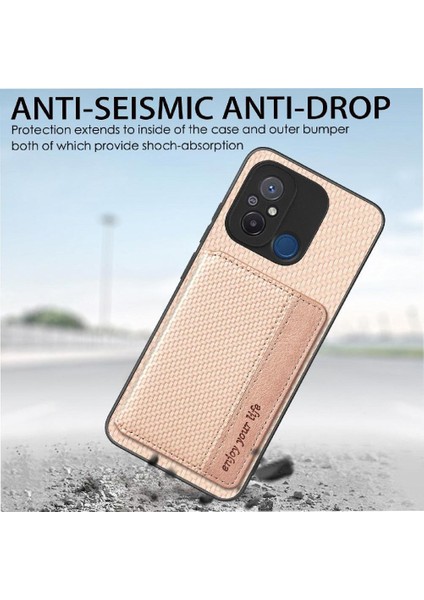 Xiaomi Redmi 12C Manyetik Kart Tutucu Için Komple Kamera Güvenlik Rfıd (Yurt Dışından)