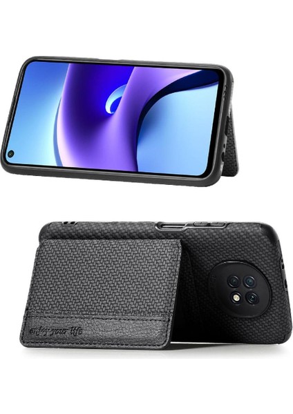 Xiaomi Redmi Için Not 9 5g Standı Fonksiyonu Rfıd Engelleme Manyetik Kart (Yurt Dışından)