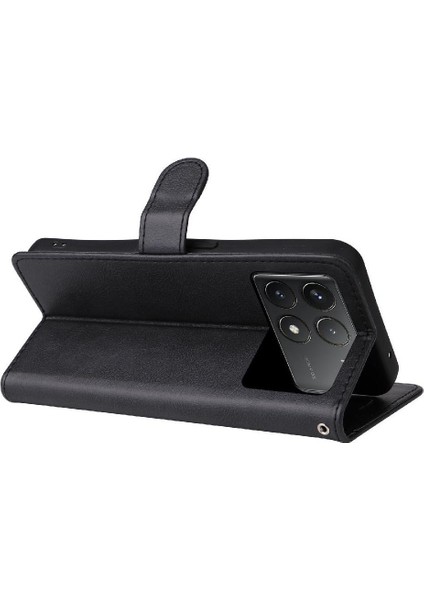 Xiaomi Redmi K70 Için Flip Case Yüksek Kalite Deri Iş Cüzdan Telefon (Yurt Dışından)