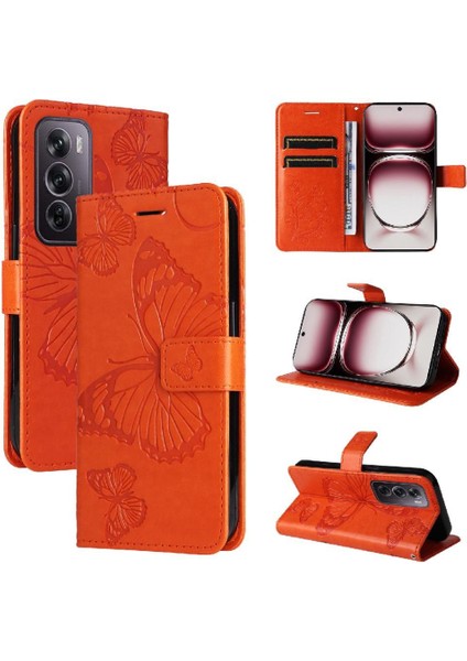 Oppo Için Kılıf Card 12 Pro 5g Flip Kickstand Pu Deri Kart Yuvası ile (Yurt Dışından)