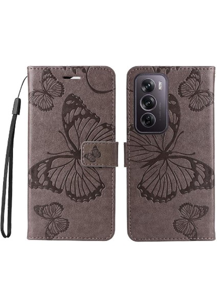 Oppo Için Kılıf Card 12 Pro 5g Flip Kickstand Pu Deri Kart Yuvası ile (Yurt Dışından) modelleri