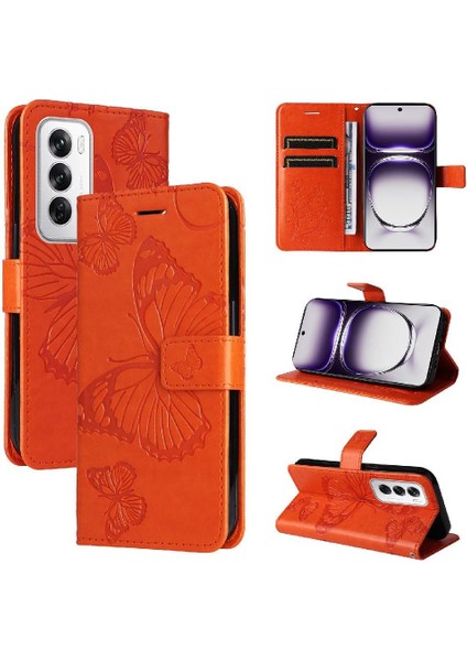 Kart Yuvası Standı Flip Pu ile Oppo Oppo 12 5g Darbeye Dayanıklı Kapak Için Kılıf (Yurt Dışından)