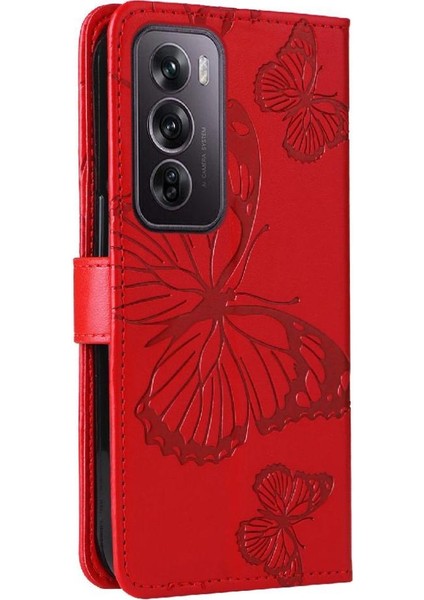 Oppo Için Kılıf Card 12 Pro 5g Flip Kickstand Pu Deri Kart Yuvası ile (Yurt Dışından) modelleri