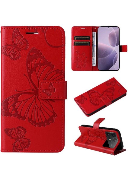 Kart Yuvası Standı ile Xiaomi Redmi K70 Pu Deri Kılıf Kickstand Çevirin (Yurt Dışından) fiyatları