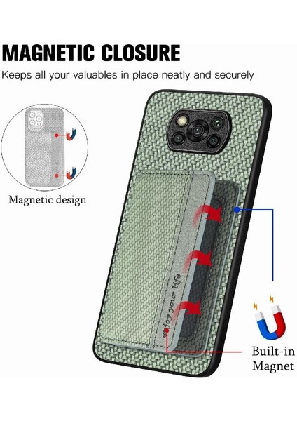 Xiaomi Poco X3 Nfc Standı Fonksiyonu Rfıd Engelleme Için Komple Kamera (Yurt Dışından)
