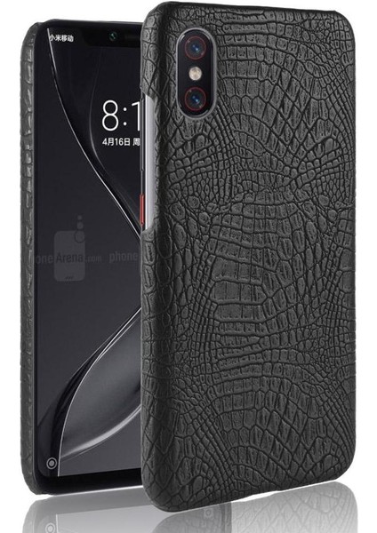 Xiaomi Mi 8 Pro Anti Scratch Klasik Timsah Için Şık Klasik Durumda (Yurt Dışından)