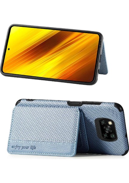 Xiaomi Poco X3 Pro Manyetik Kart Tutucu Rfıd Engelleme Için Kılıf Komple (Yurt Dışından) indirimleri