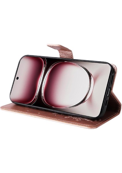 Oppo Için Kılıf Card 12 Pro 5g Flip Kickstand Pu Deri Kart Yuvası ile (Yurt Dışından) modelleri
