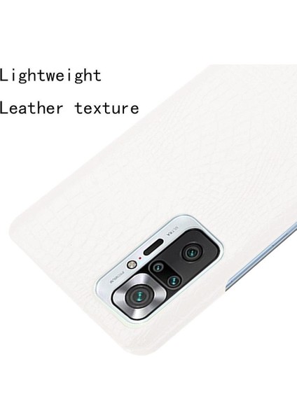 Xiaomi Redmi Not 10 Pro Max Klasik Timsah Için Şık Klasik Durumda (Yurt Dışından)