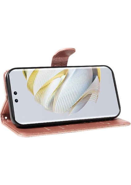Huawei Pura 70 Pro Kabartmalı Kelebek Cüzdan Telefon Kılıfı ile ve (Yurt Dışından)