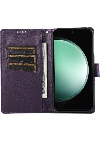 Samsung Galaxy S24 Fe Darbeye Şok Emici Kickstand Için Flip Case (Yurt Dışından)